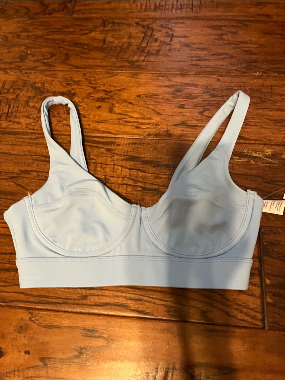L*Space Light Blue Underwire Athletic Bra
